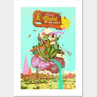 SKULL MOTEL Posters and Art